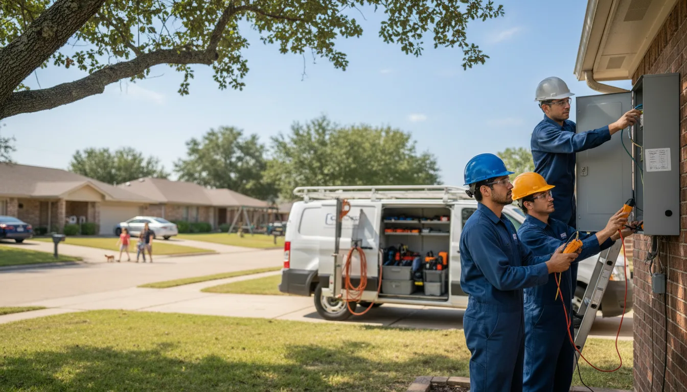 Certified electrician providing emergency electrical services in Mooers, NY